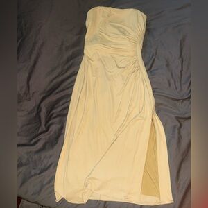 Halston Heritage Sexy Cream Dress